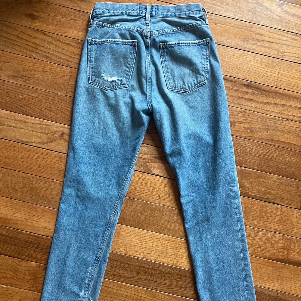 Agolde Jamie Feel Good Denim Made in USA Jeans in Passenger Wash Size 24 - Picture 4 of 11